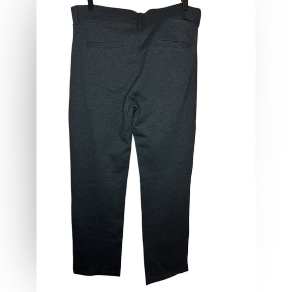 Betabrand Straight Leg 7 Pocket Dress Yoga Pant Size LP Charcoal Grey - Picture 6 of 10